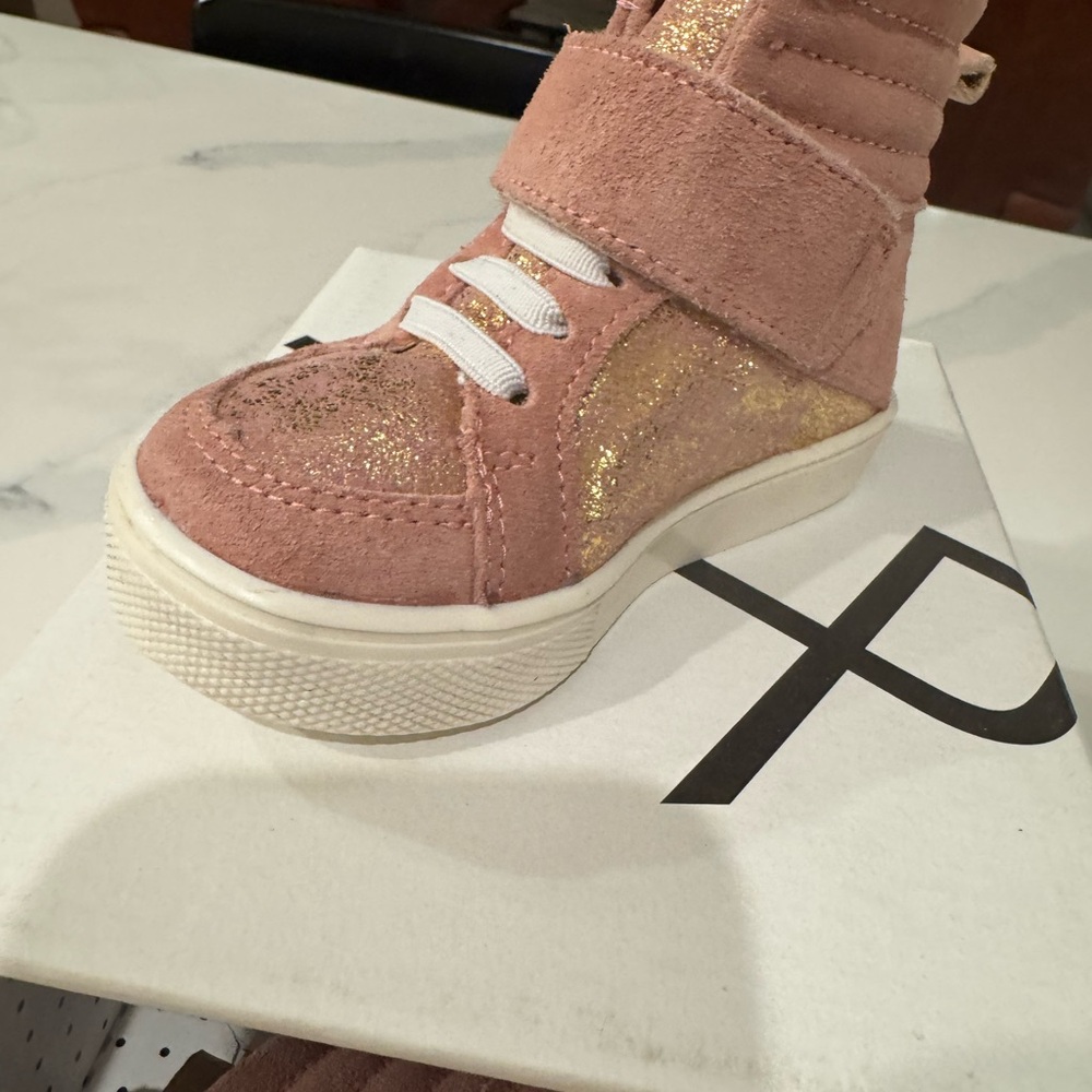 Freshly Picked Pink Glitter Sneakers NIB